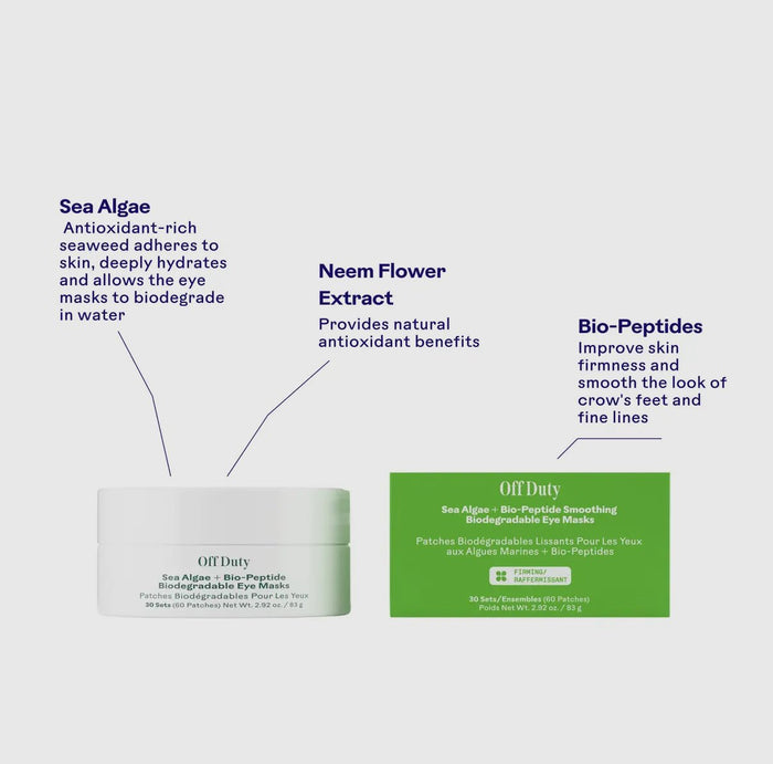 Three Ships Off Duty Biodegradable Eye Mask - 1 Set - Aesthetics By Kell