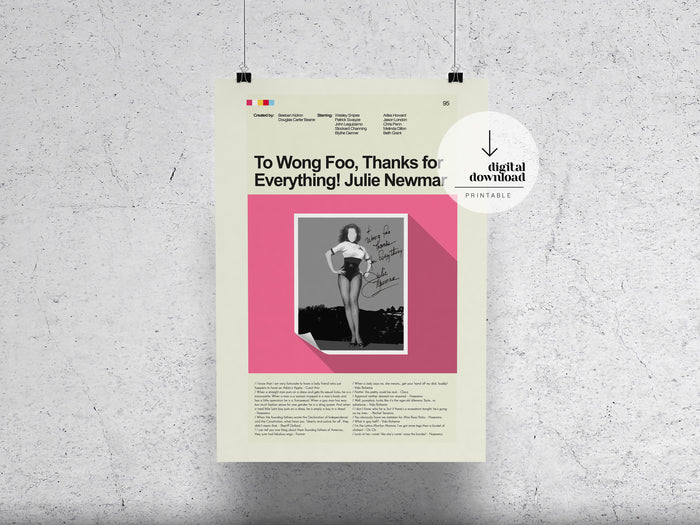 To Wong Foo, Thanks for Everything! Julie Newmar | DIGITAL ARTWORK DOWNLOAD