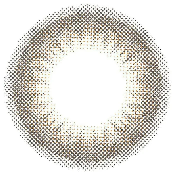 Design of the Topards 1-Day Opal (10pk) prescription coloured contact lens from Eyecandys on a white background, showing the fine pixel detail and enlarging limbal ring.