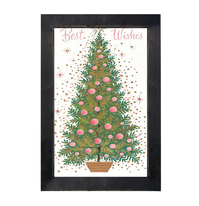 Tree pink ornaments