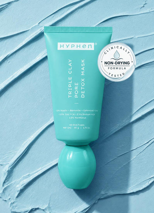 Triple Clay Pore Detox & Brightening Face Mask - 50 gm