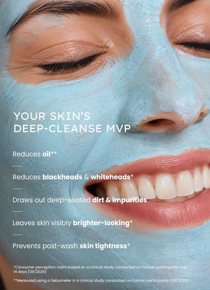Triple Clay Pore Detox & Brightening Face Mask - 50 gm