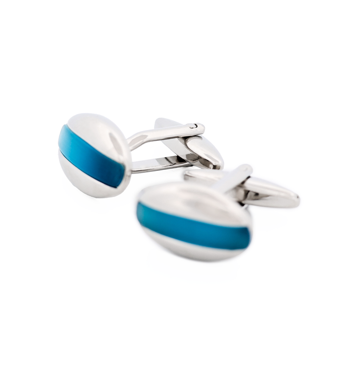 Turquoise Cat's Eye Cufflinks