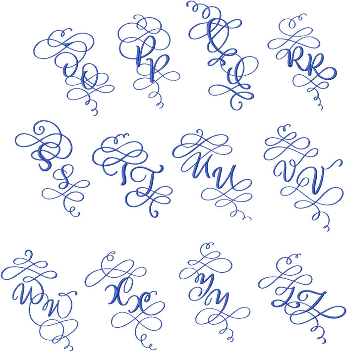 TWIRLED MONOGRAM FONT