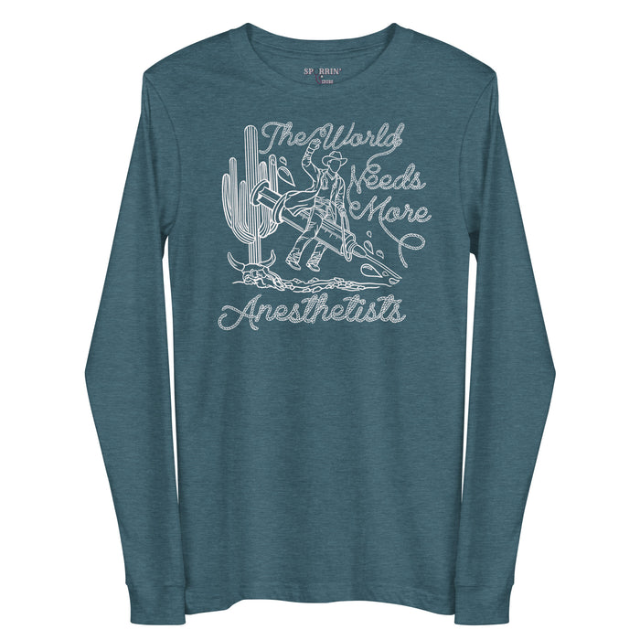 TWNM- Anesthetists Long Sleeve T-Shirt Dark Colors