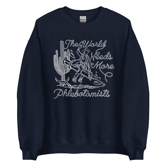 TWNM- Phlebotomists Unisex Crewneck Dark Colors