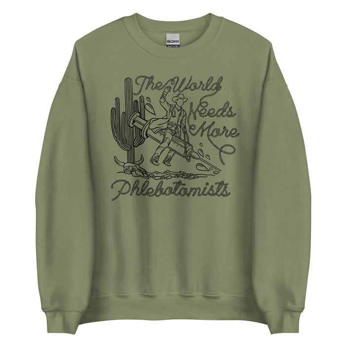 TWNM- Phlebotomists Unisex Crewneck Light Colors