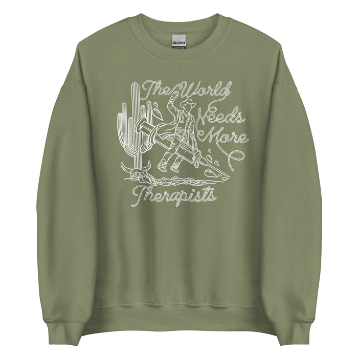 TWNM- Therapists Unisex Crewneck Dark Colors