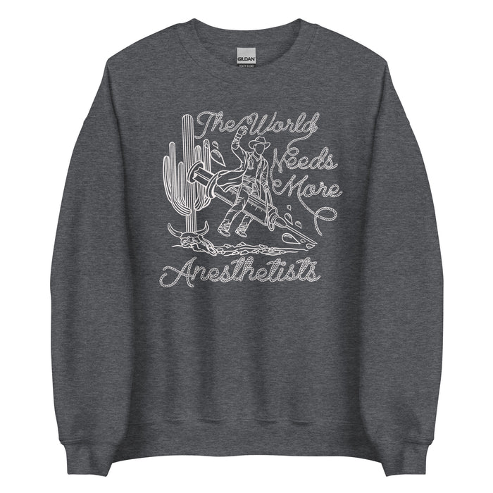 TWNM-Anesthetists Unisex Crewneck Dark Colors