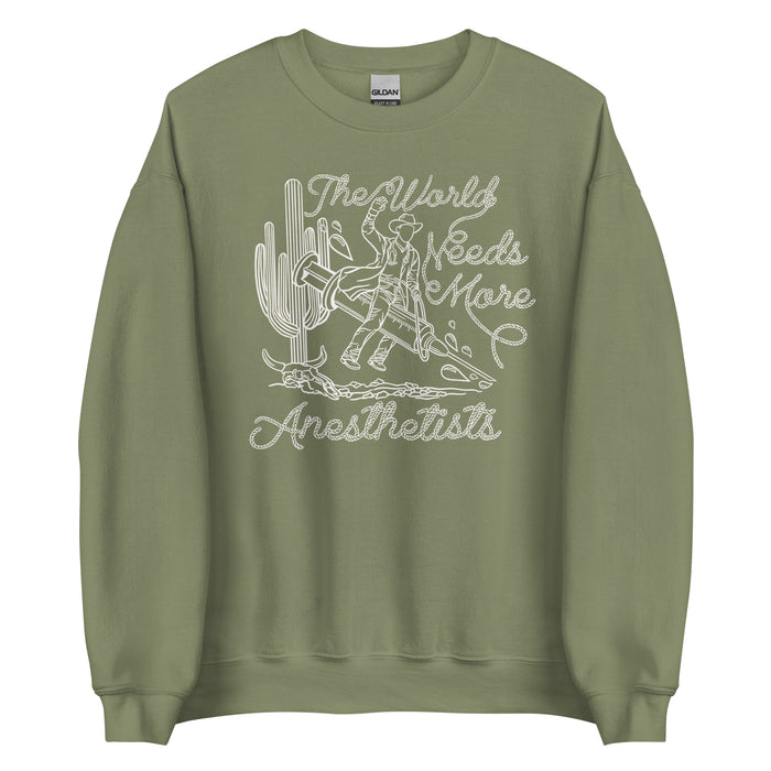 TWNM-Anesthetists Unisex Crewneck Dark Colors