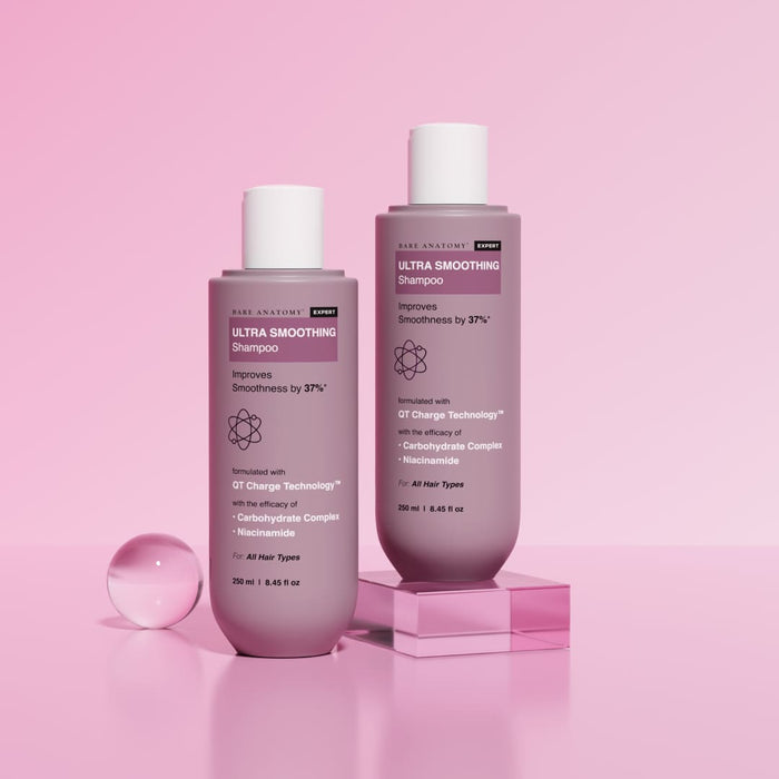 Ultra Smoothing Shampoo With Niacinamide & Aloe Vera Extract - 250 ml | Pack of 2