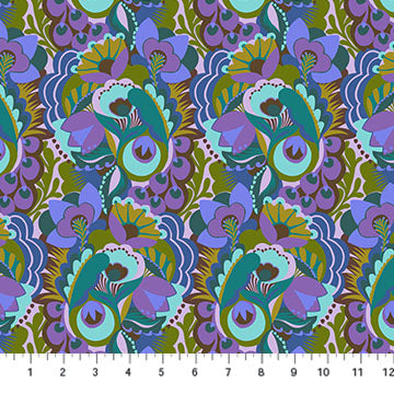 Unfurl in Storm by Anna Maria Textiles