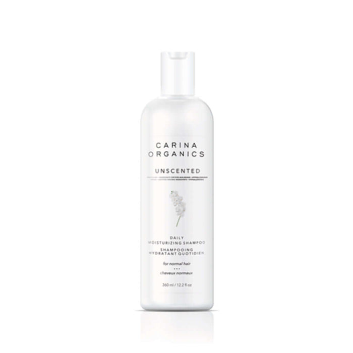 Unscented Daily Moisturising Shampoo 360ml - Carina Organics