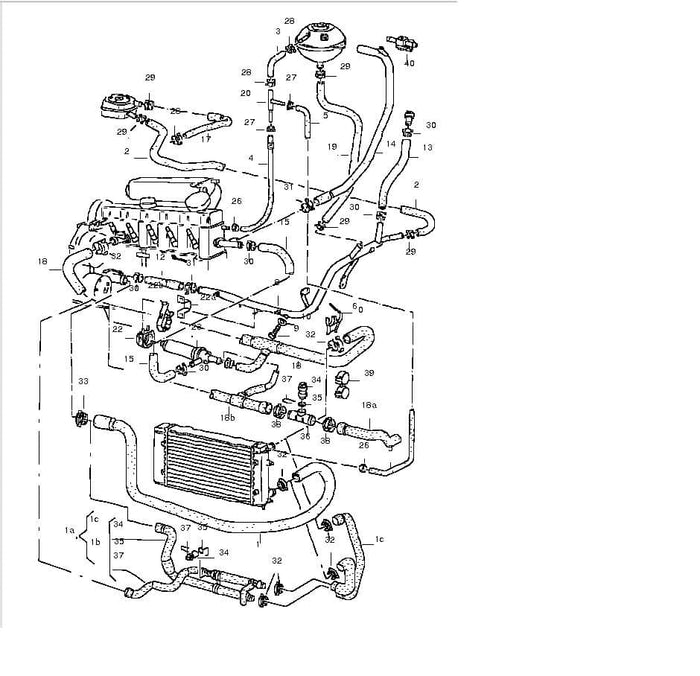Upper Radiator Hose for 93-95 2.5l Eurovan Automatic