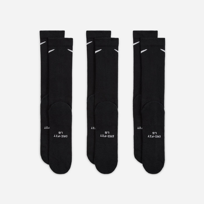 Vớ Thể Thao Nike Everyday Elevated - 3 Pairs - Đen - Supersports Vietnam