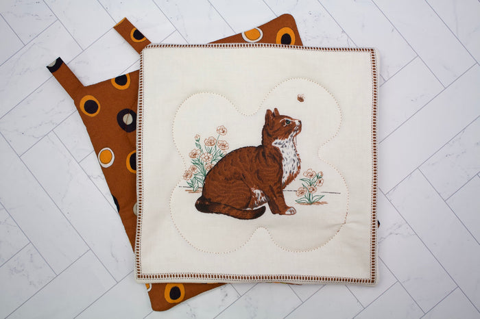 Vintage Cats Potholder