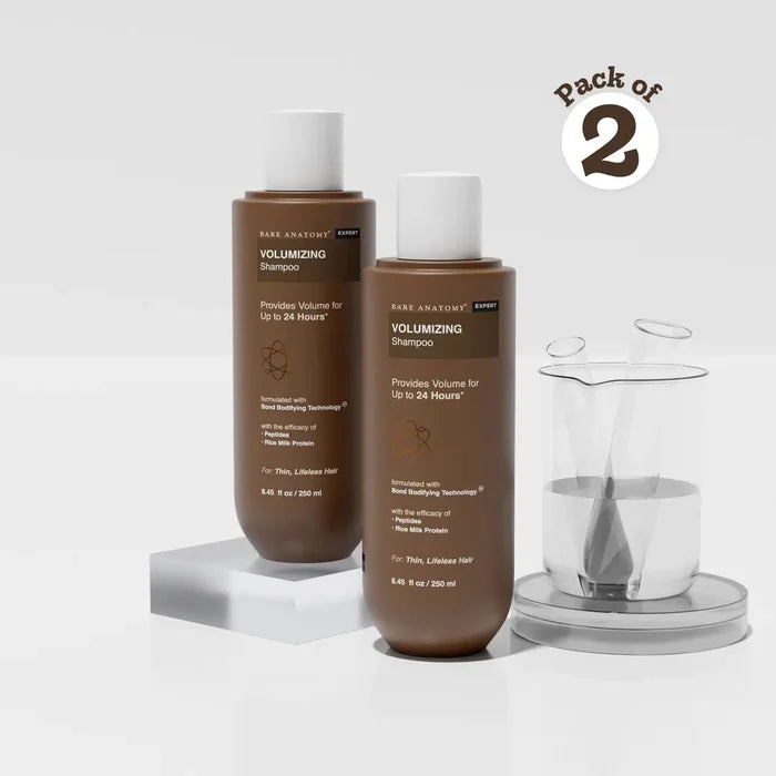 Volumizing Shampoo With Rice Milk Protein & Peptides - 250 ml | Pack of 2