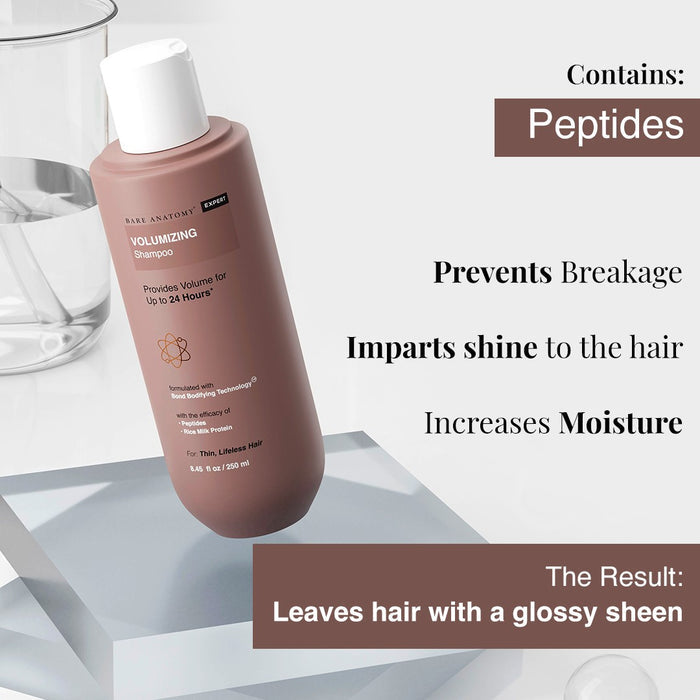 Volumizing Shampoo With Rice Milk Protein & Peptides - 250 ml | Pack of 2