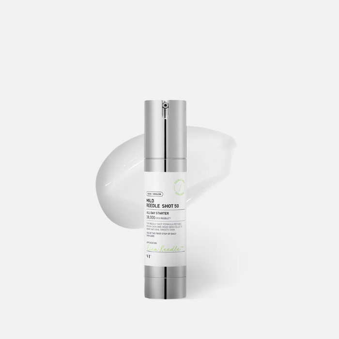 It harnesses the power of VT's advanced skincare technology, combining soothing Centella Asiatica and patented Needlesome™ to promote healthy, hydrated skin