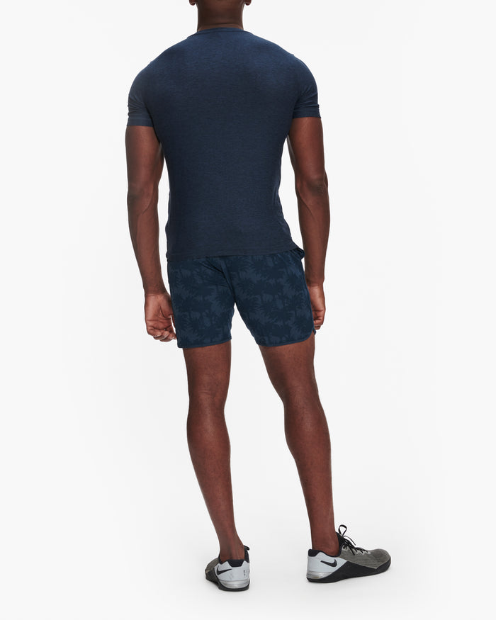 VUORI STRATO TECH TEE NAVY HEATHER