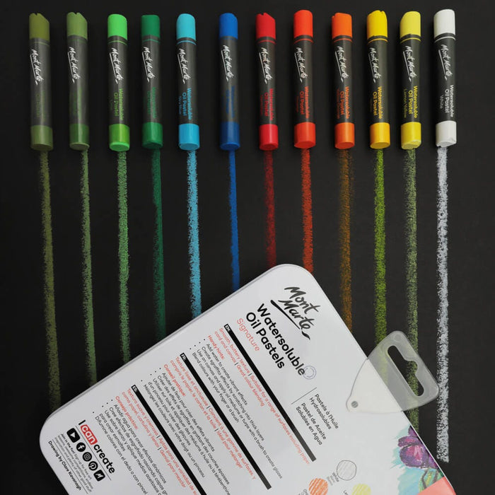 Watersoluble Oil Pastels in Tin Box Signature 24pc