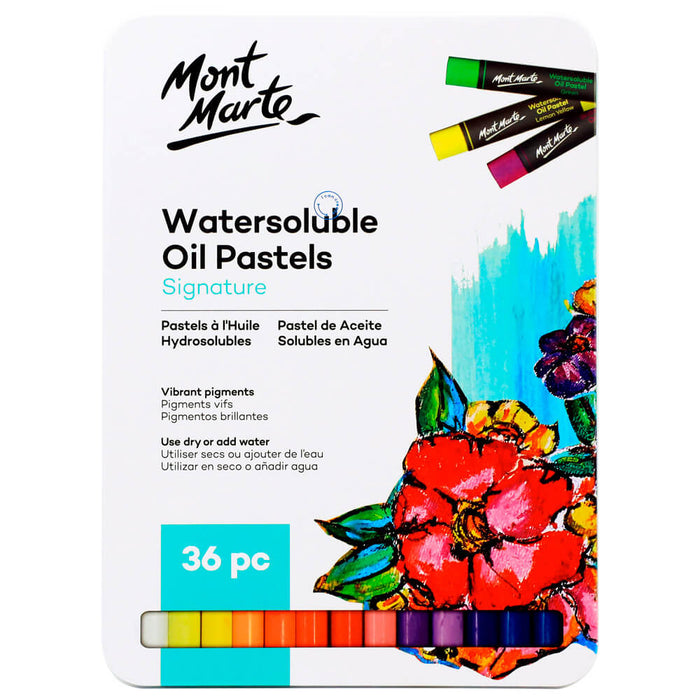 Watersoluble Oil Pastels in Tin Box Signature 36pc