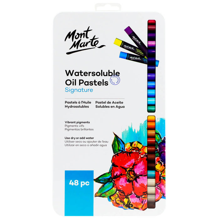 Watersoluble Oil Pastels in Tin Box Signature 48pc Set