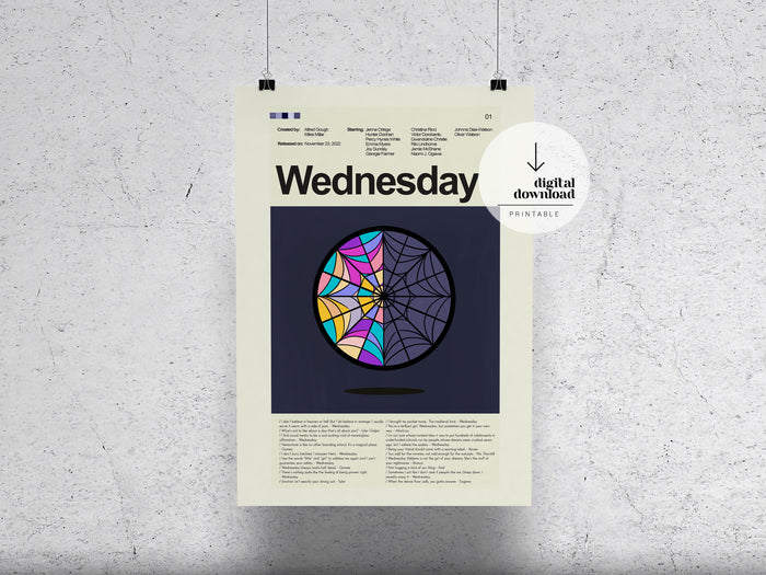 Wednesday (Season 1) | DIGITAL ARTWORK DOWNLOAD