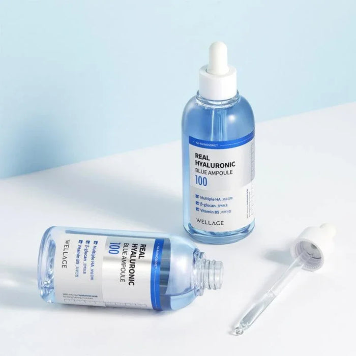 [WELLAGE] Real Hyaluronic Blue Ampoule 100 100ml WELLAGE