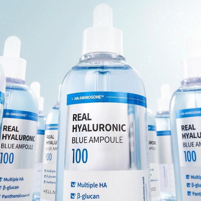 [WELLAGE] Real Hyaluronic Blue Ampoule 100 100ml WELLAGE