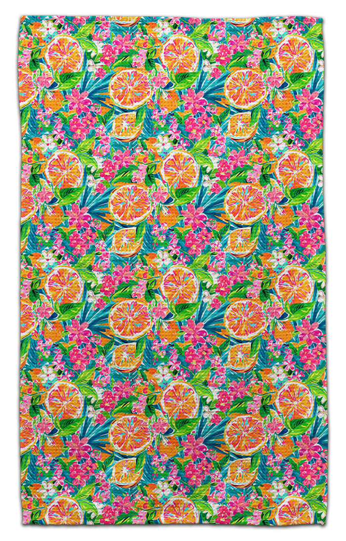 Whimsical Oranges Eco-Friendly Towel - CJ Bella Co.
