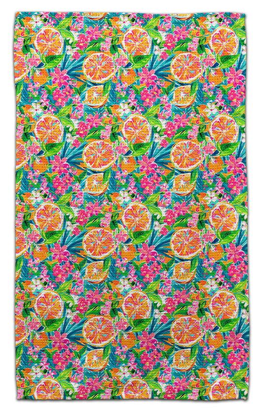 Whimsical Oranges Eco-Friendly Towel - CJ Bella Co.