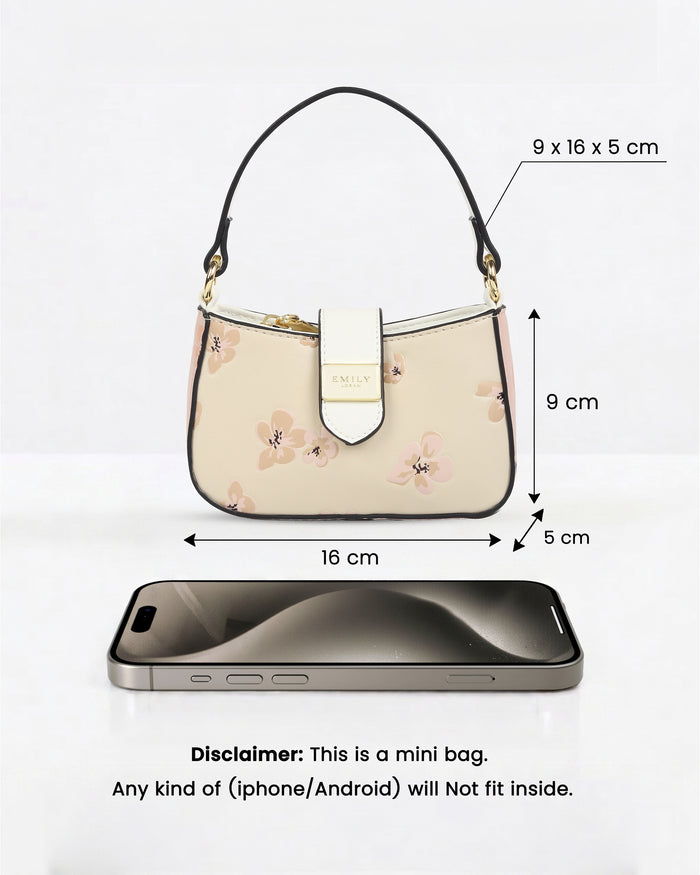 Whimsy Mini Bag- Cream MB02