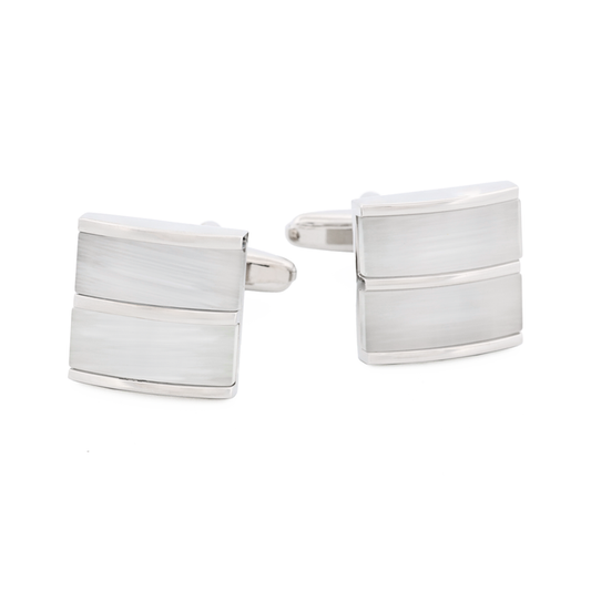 White Cat's eye Cufflinks