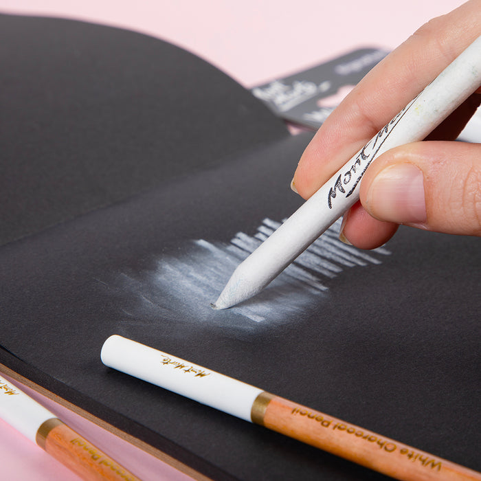 White Charcoal Pencils Signature 3pc