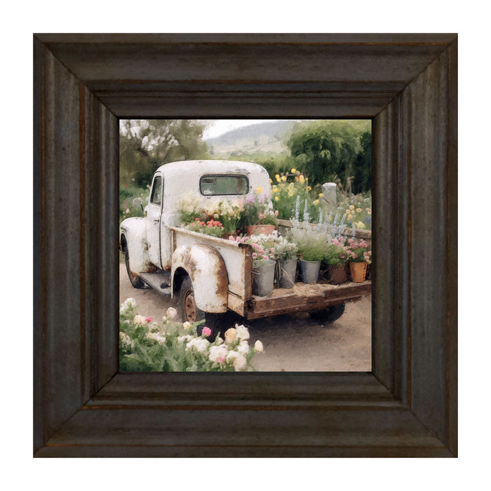 White Flower Truck
