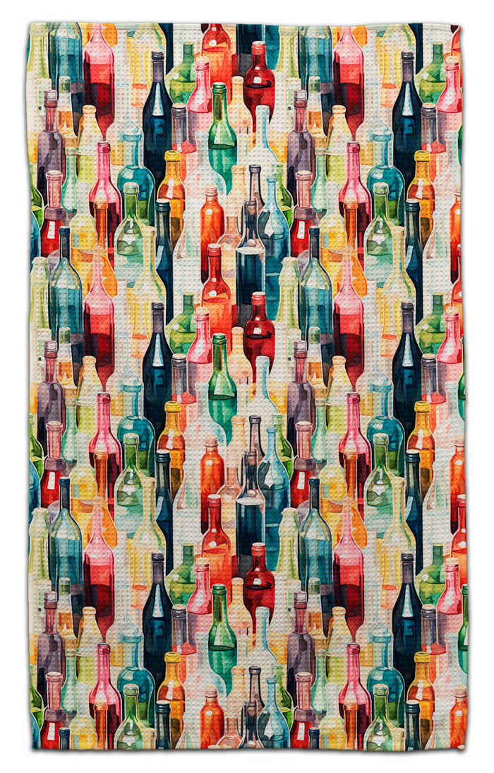 Wine Bottles Eco-Friendly Towel - CJ Bella Co.