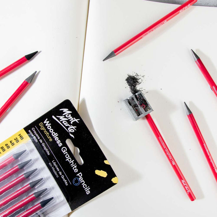 Woodless Graphite Pencils Signature 6pc