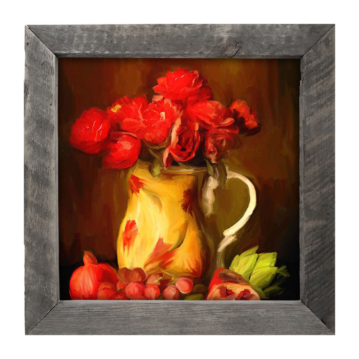 Yellow Vase - Framed art