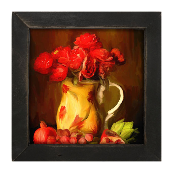 Yellow Vase - Framed art