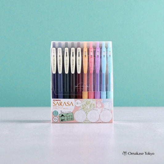 Zebra Sarasa Clip 0.5 Japan Color Set 10 pcs