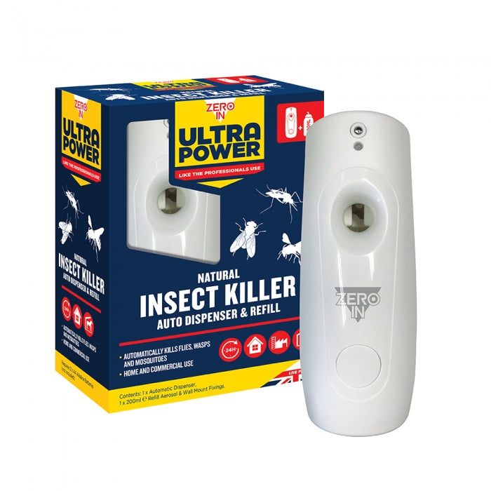 Zero In Ultra Power: Natural Insect Killer Dispenser & Refill